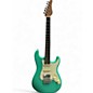 Used Schecter Guitar Research Diamond series Nick Johnston Trad atomic green Solid Body Electric Guitar thumbnail