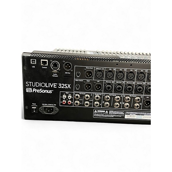 Used PreSonus STUDIO LIVE 32SX Digital Mixer
