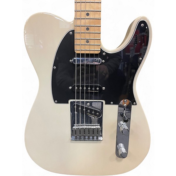 Used Fender Deluxe Nashville Telecaster Vintage White Solid Body Electric Guitar