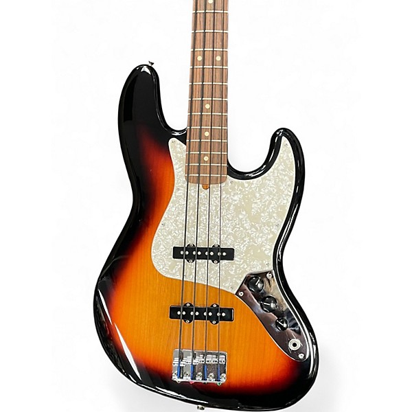 Used Fender Standard Jazz Bass 2 Color Sunburst Electric Bass Guitar