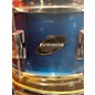 Used Ludwig 5 Piece Accent Combo Blue Drum Kit