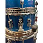 Used Ludwig 5 Piece Accent Combo Blue Drum Kit