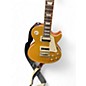 Used Epiphone Les Paul Traditional Pro IV Satin Gold Solid Body Electric Guitar