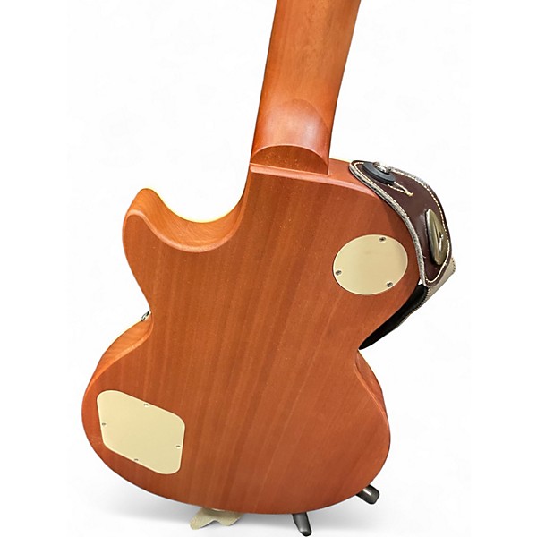 Used Epiphone Les Paul Traditional Pro IV Satin Gold Solid Body Electric Guitar