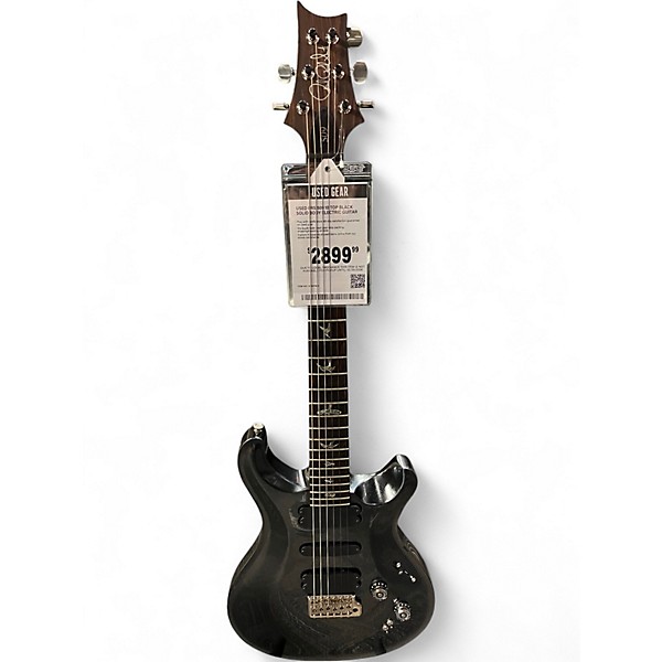 Used PRS 509 10 Top Black Solid Body Electric Guitar