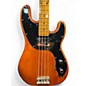 Used Squier Vintage Modified Telecaster Bass Natural Electric Bass Guitar