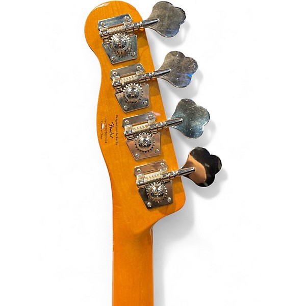 Used Squier Vintage Modified Telecaster Bass Natural Electric Bass Guitar