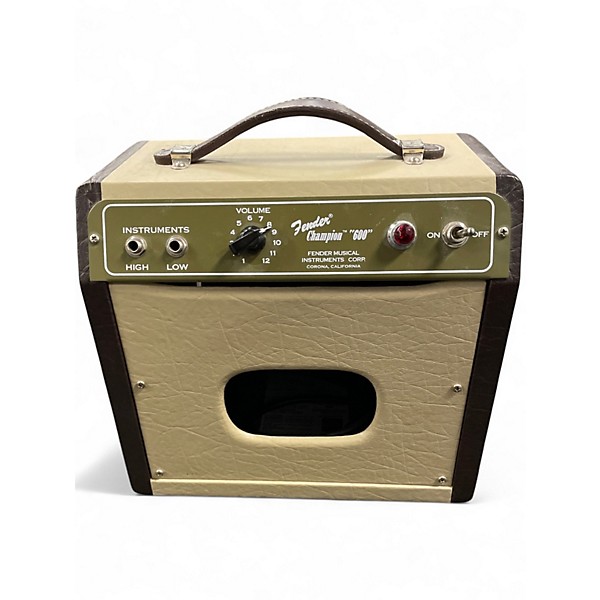 Used Fender Champion 600 5W 1X6 Tube Guitar Combo Amp