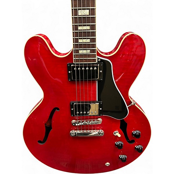 Used Gibson ES335 Figured Cherry Hollow Body Electric Guitar