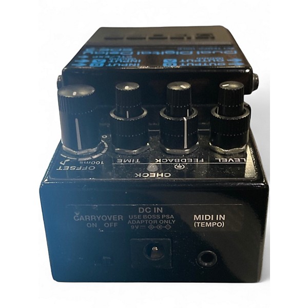Used BOSS SDE3 DUAL DIGITAL DELAY Effect Pedal Package