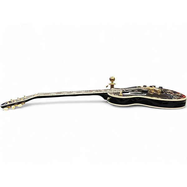 Used Epiphone Les Paul Custom P90 Ebony Solid Body Electric Guitar