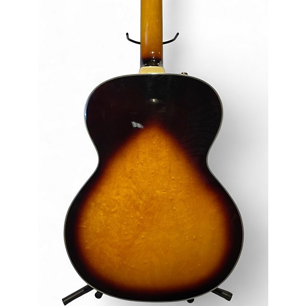 Used Stromberg Newport Semi Hollow 2 Tone Sunburst Acoustic Guitar