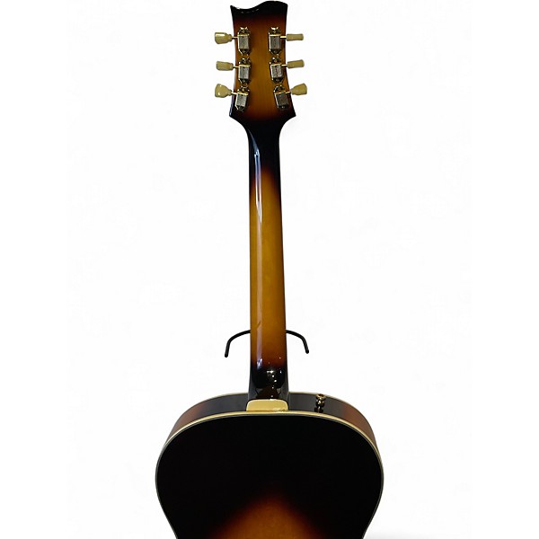 Used Stromberg Newport Semi Hollow 2 Tone Sunburst Acoustic Guitar