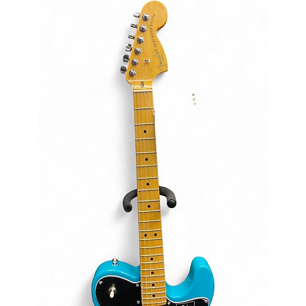 Used Fender AMERICAN PROFESSIONAL II TELECASTER DELUXE Miami Blue Solid Body Electric Guitar