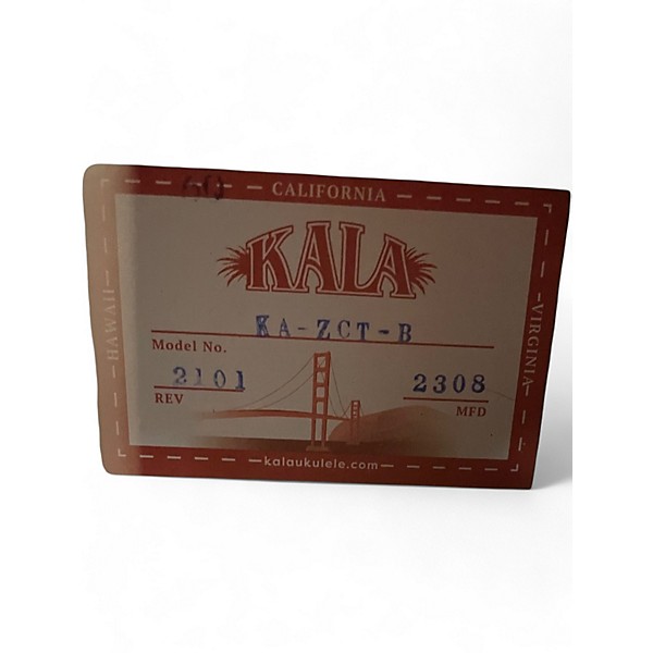 Used Kala KA-ZCT-B Natural Ukulele