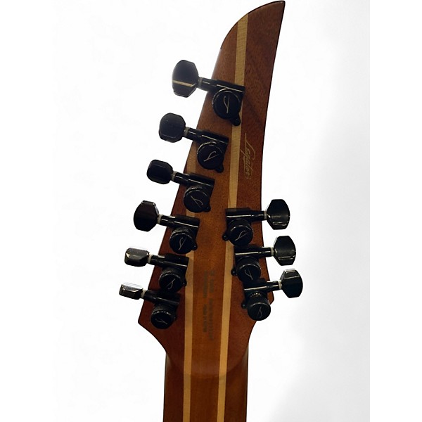 Used Legator ninja performance 9 mulit scale stealth black Solid Body Electric Guitar