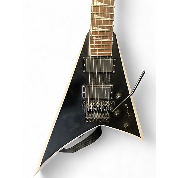 Used Jackson RRX24 MG7 Black and Silver Solid Body Electric Guitar