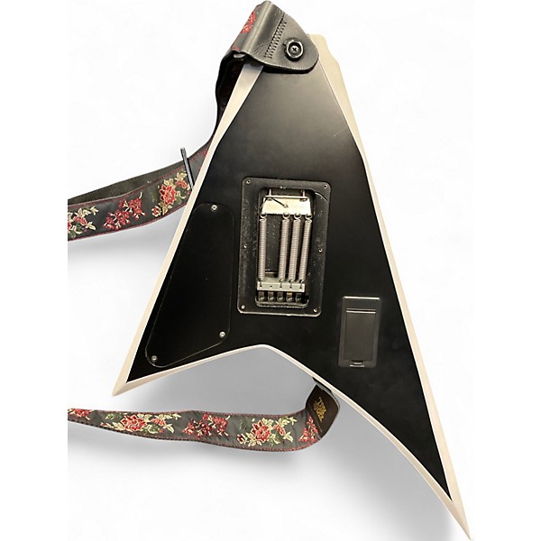 Used Jackson RRX24 MG7 Black and Silver Solid Body Electric Guitar