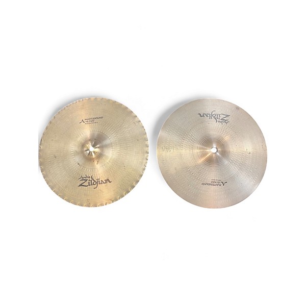 Used Zildjian 14in A Mastersound Hi Hat Pair Cymbal