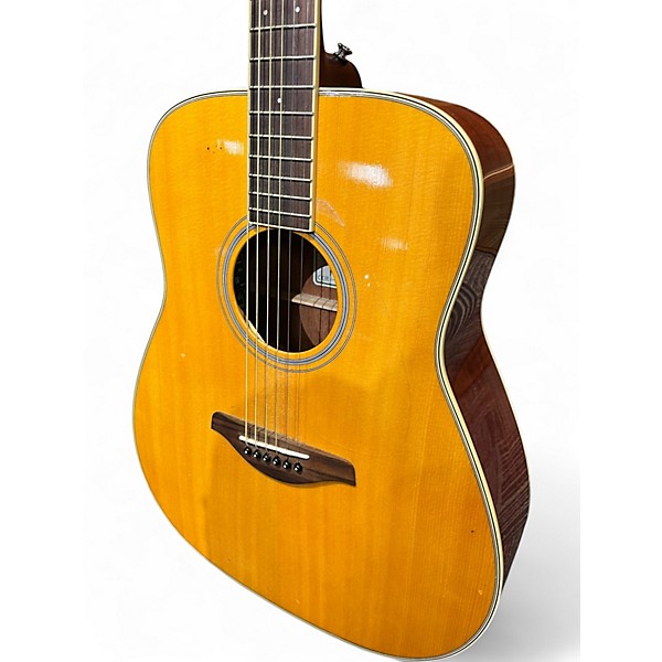 Used Yamaha FGTA Natural Acoustic Electric Guitar