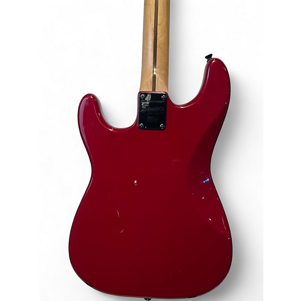 Used Squier Bullet Stratocaster Red Solid Body Electric Guitar