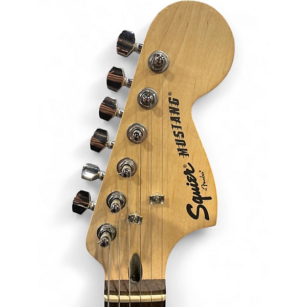 Used Squier SONIC MUSTANG HH Alpine White Solid Body Electric Guitar