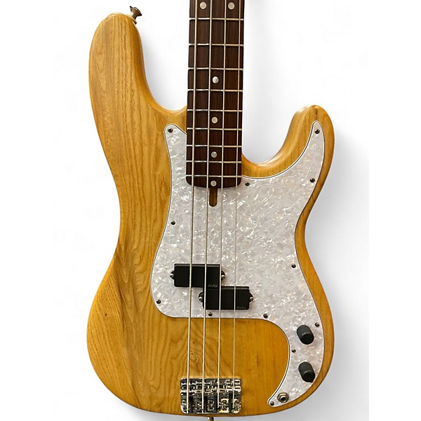 Used Warmoth P BASS TYPE Natural Electric Bass Guitar