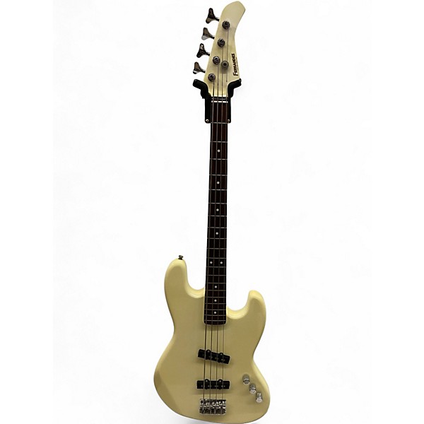 Used Fernandes PJR-45 Vintage White Electric Bass Guitar