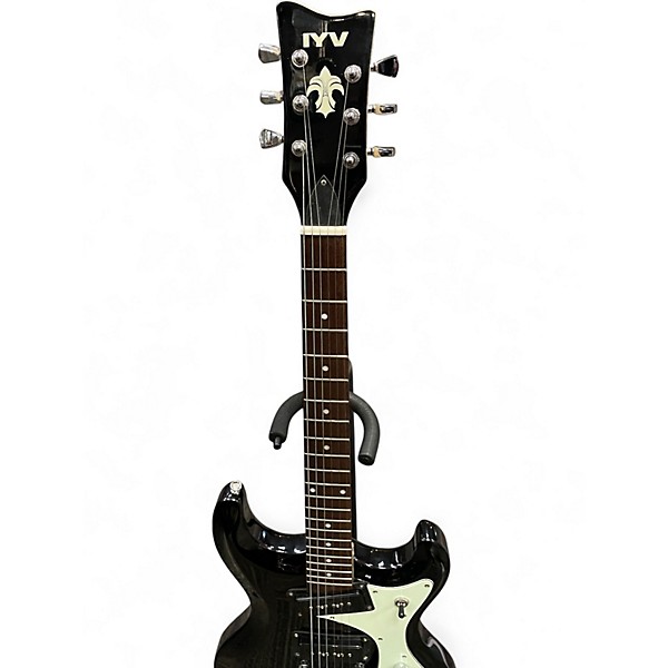 Used Iyv STRAT STYLE BLACK Solid Body Electric Guitar
