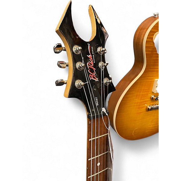 Used B.C. Rich Beast Black Solid Body Electric Guitar