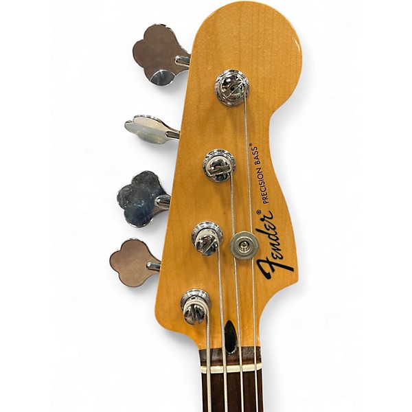 Used Fender Standard Precision Bass Black Electric Bass Guitar