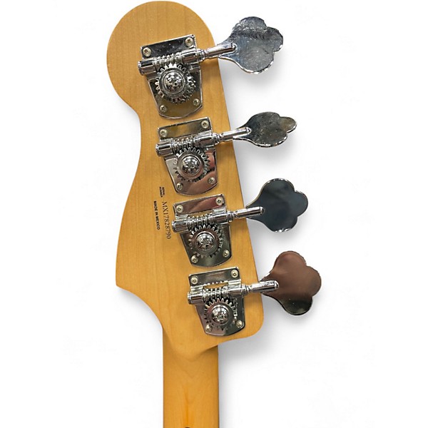 Used Fender Standard Precision Bass Black Electric Bass Guitar