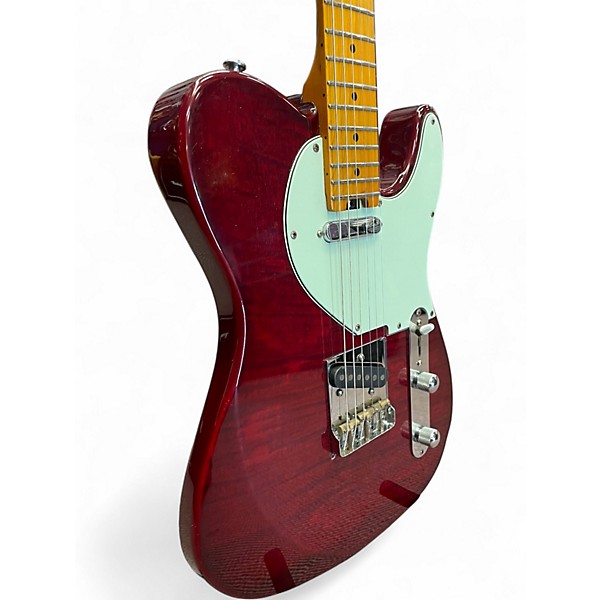 Used 2020s Eart Corsair Nk-C1 Trans Red Solid Body Electric Guitar