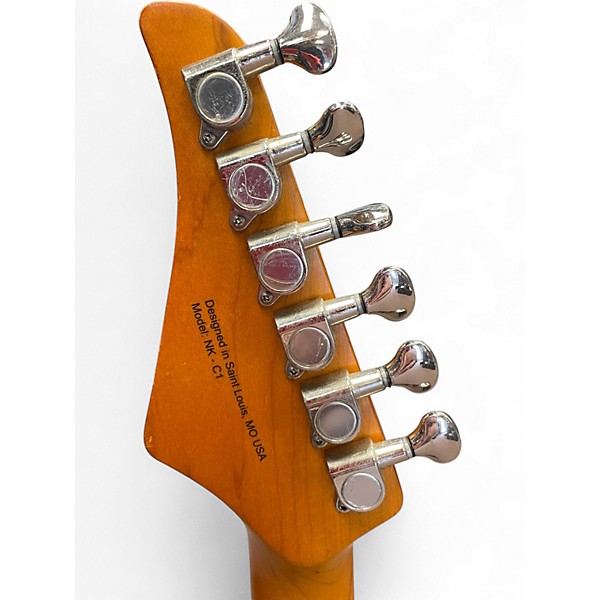 Used 2020s Eart Corsair Nk-C1 Trans Red Solid Body Electric Guitar