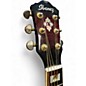 Used Ibanez AEF37E Trans Red Acoustic Electric Guitar