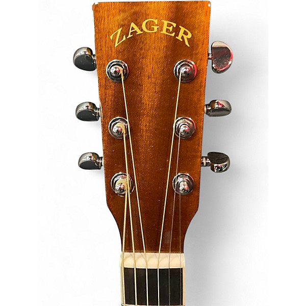 Used Zager ZAD-50CE Mahogany Acoustic Electric Guitar