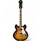 Used Epiphone Casino 2 Color Sunburst Hollow Body Electric Guitar thumbnail