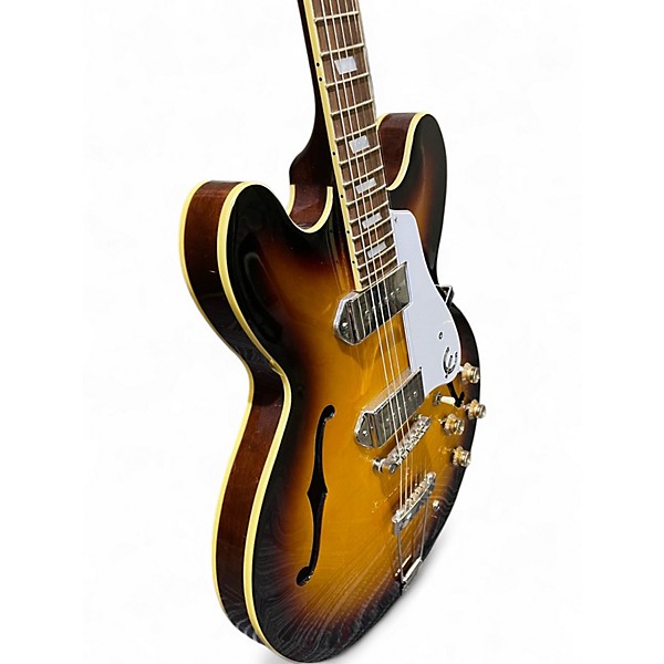 Used Epiphone Casino 2 Color Sunburst Hollow Body Electric Guitar