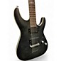Used Schecter Guitar Research C1 Platinum Trans Black Solid Body Electric Guitar