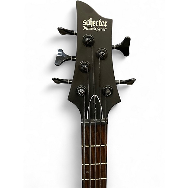 Used Schecter Guitar Research STEALTH 5 Black Electric Bass Guitar