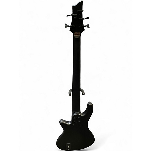 Used Schecter Guitar Research STEALTH 5 Black Electric Bass Guitar