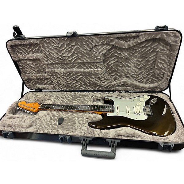 Used 2024 Fender American Ultra II Stratocaster HSS Texas Tea Solid Body Electric Guitar