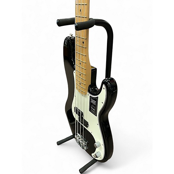 Used Fender Player Precision Bass Black Electric Bass Guitar