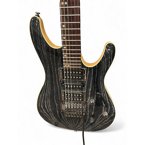 Used Ibanez S570AH TRANS BLACK Solid Body Electric Guitar