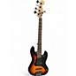 Used Squier Affinity Jazz Bass 2 Color Sunburst Electric Bass Guitar thumbnail