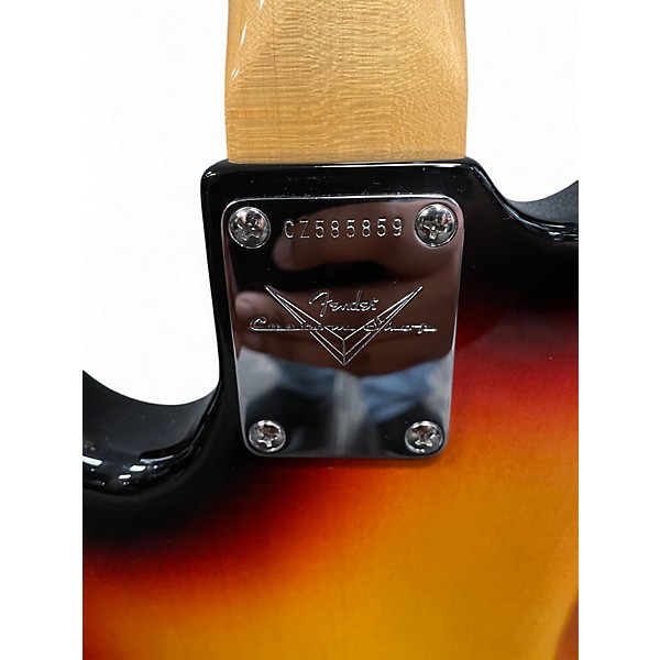 Used 2025 Fender 1961 Custom Shop Jazz Bass NOS 3 Tone Sunburst Electric Bass Guitar