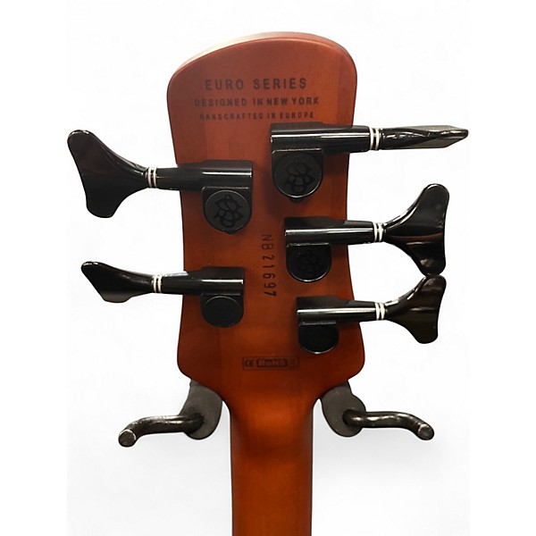 Used Spector Euro 5LX Natural Sunburst Electric Bass Guitar