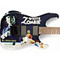Used ESP LTD Kirk Hammett Signature White Zombie Graphic Solid Body Electric Guitar