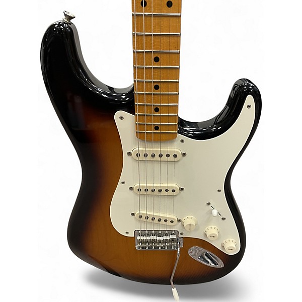 Used Fender Artist Series Eric Johnson Stratocaster TWO COLOR SUNBURST Solid Body Electric Guitar