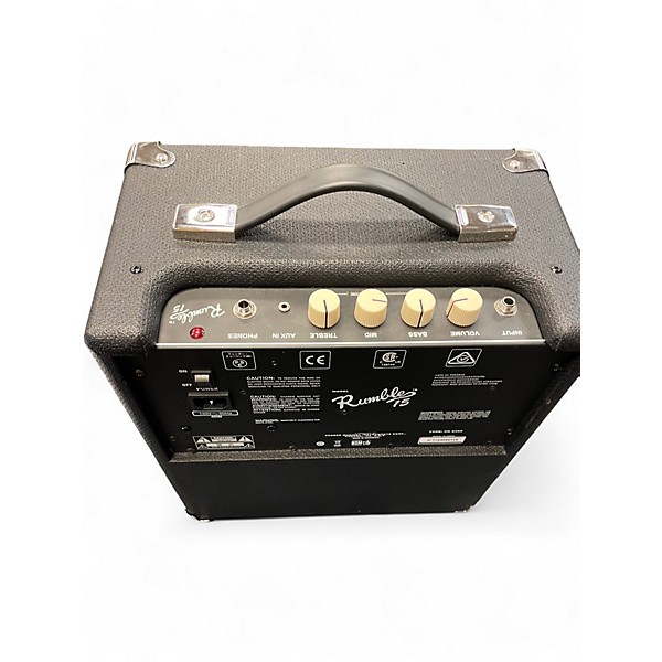 Used Fender Rumble 15 15W 1X8 Bass Combo Amp